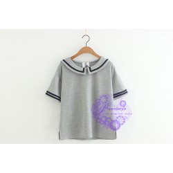 2017年日系潮流水手風設計T恤/衛衣