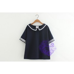 2017年日系潮流水手風設計T恤/衛衣