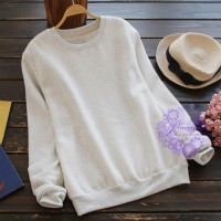 2015年日系優雅淨色設計T恤/衛衣